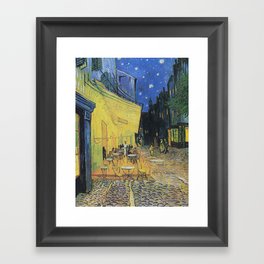 Café Terrace at Night, Van Gogh Framed Art Print