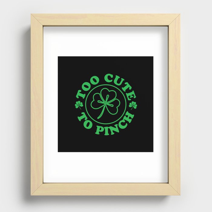 Too Cute To Pinch Recessed Framed Print