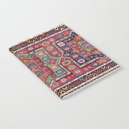Kuba Sumakh East Caucasus Antique Rug Print Notebook