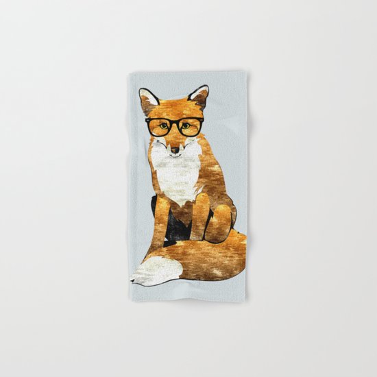 Foxy #society6 #animallover #buyart Hand & Bath Towel