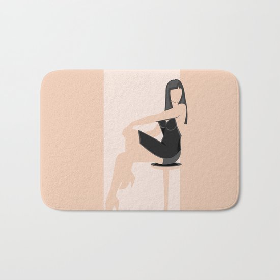 Cool Woman Bath Mat