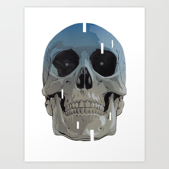 Skull Art Print