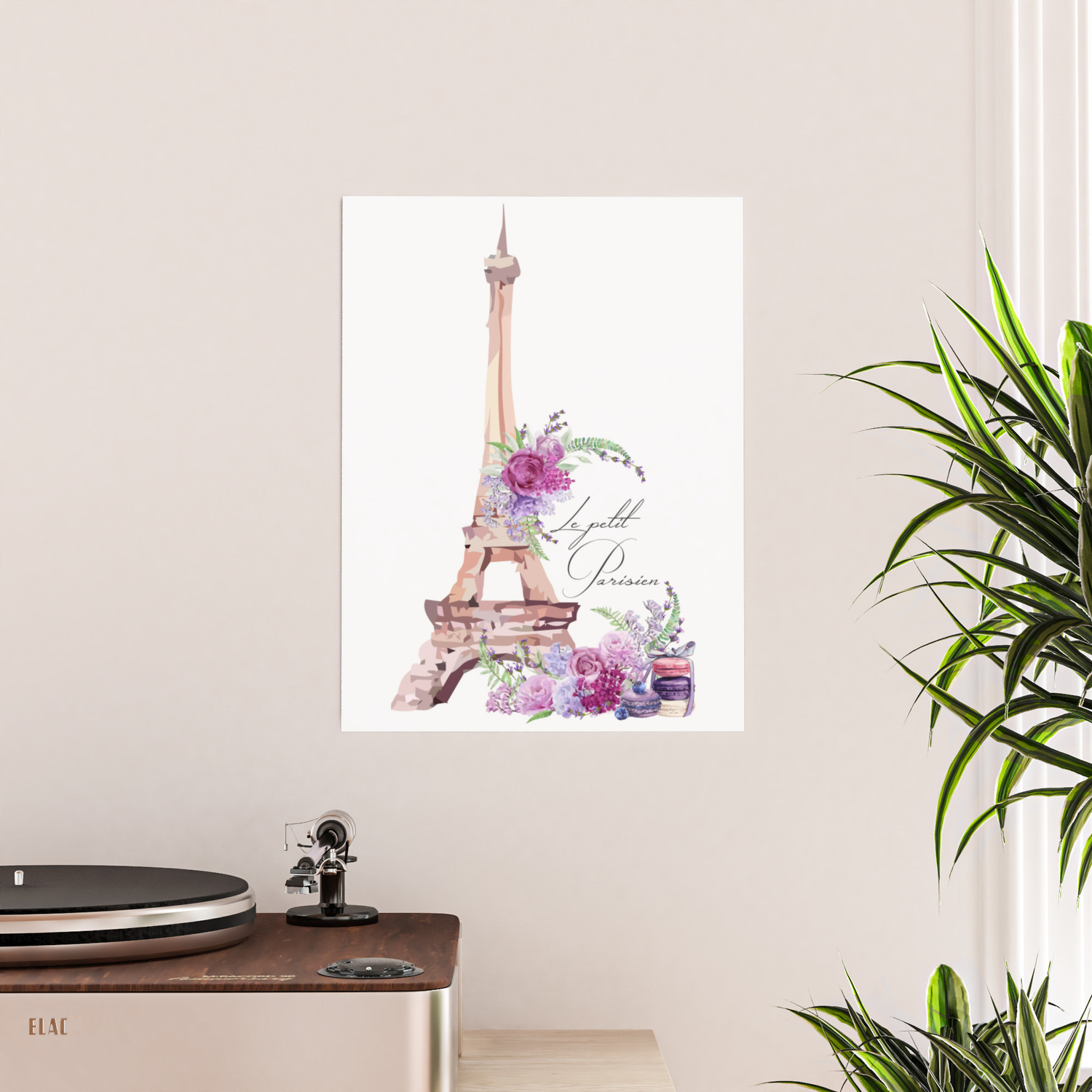 Spirit von st Louis über Paris Vintage Poster 24x36 Eiffel Tower 36505 