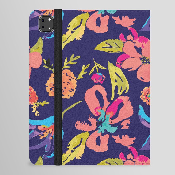 Summer flowers in bright colors iPad Folio Case