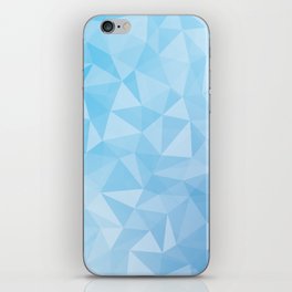 Crystal Blue iPhone Skin