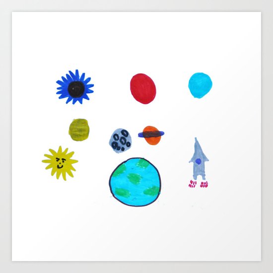 MY SPACE Art Print