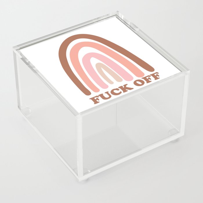 Fuck Off, Funny Quote Acrylic Box