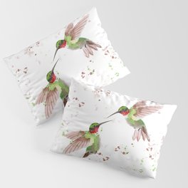 Two Hummingbirds  Pillow Sham