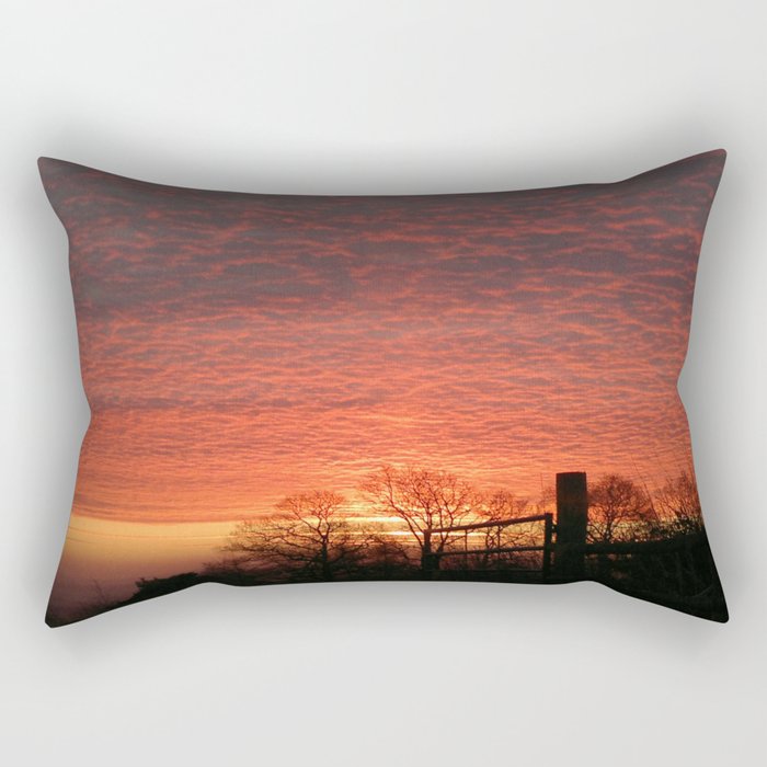 Sizzling Sunset Rectangular Pillow