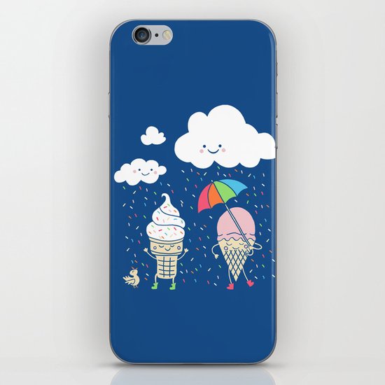 Cloudy With A Chance of Sprinkles iPhone Skin
