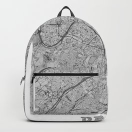 Paris Pencil City Map Backpack
