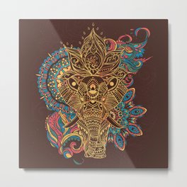 Elephant Metal Print | Girly, Elephant, Mandalas, Cute, Buddha, Tattoo, Elefants, Mandala, India, Tatoo 