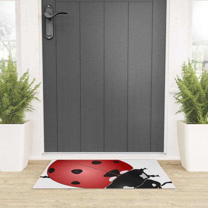 Ladybug Welcome Mat By Montanabound Society6