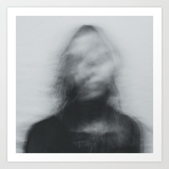 Vague Woman Art Print