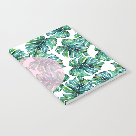 Monstera Pattern V1 #society6 #decor #buyart Notebook