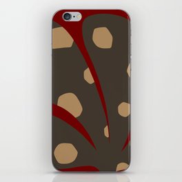 Spots patterned color leaves 7 iPhone Skin