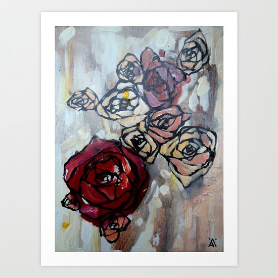 Roses4422 Art Print