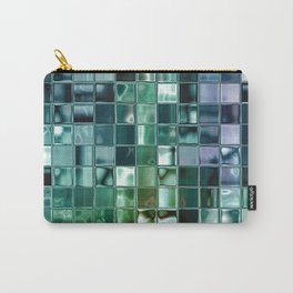 Deep Sea Liquid Mosaic Tile Art Carry-All Pouch