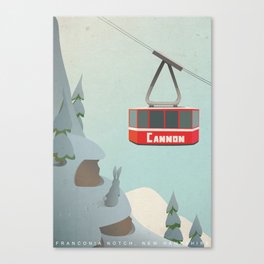 Cannon Tram Poster Canvas Print