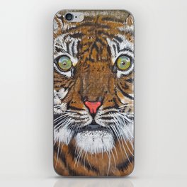 Siberian Tiger Stare Down Face iPhone Skin