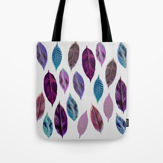 Pink Leaves 2 Tote Bag