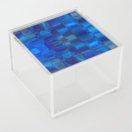 Deep Blue Ocean Shell Acrylic Box