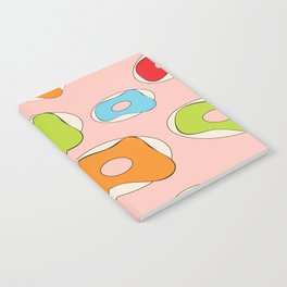 High Contrast Donuts Notebook
