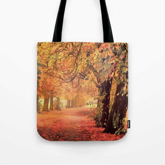 Autumn - the leaves are falling Tote Bag