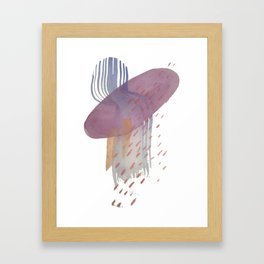 Rain Clouds Framed Art Print
