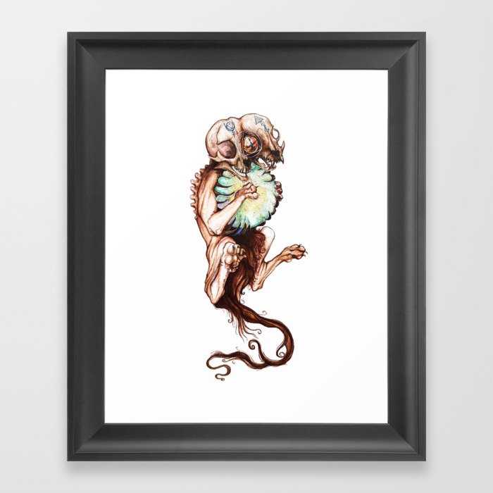 The Sphynx of Essence Framed Art Print