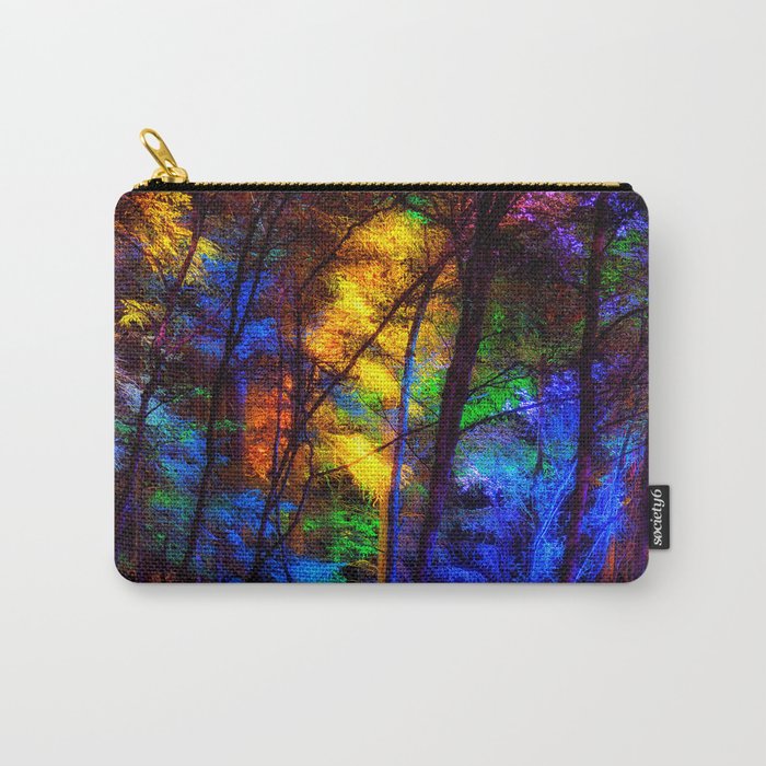 Rainbow Enchanted Forest Carry-All Pouch