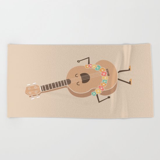 Always Happy Beach Towel