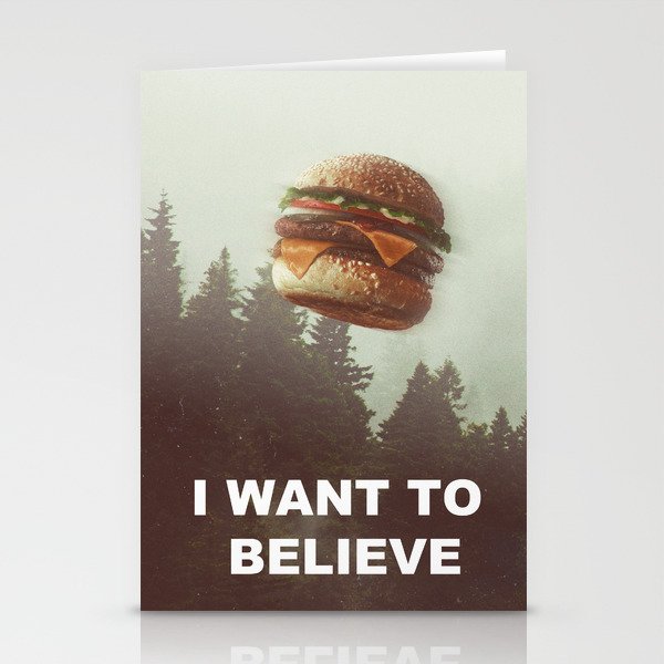 I Want To Believe Stationery Cards