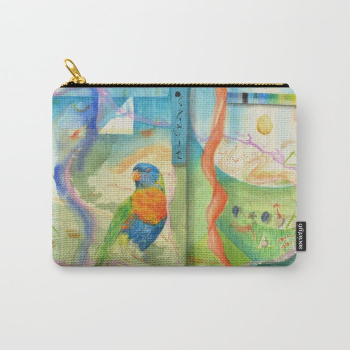 Song for Rainbow Parrot Carry-All Pouch