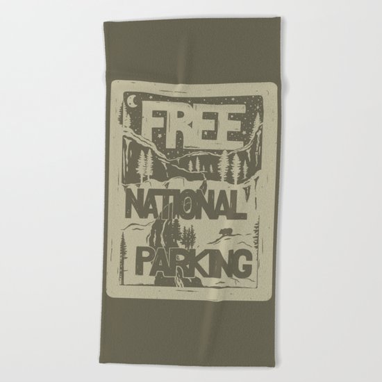 PRKNG Beach Towel