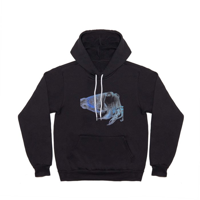 Cuttlefish in Black and Blue Hoody
