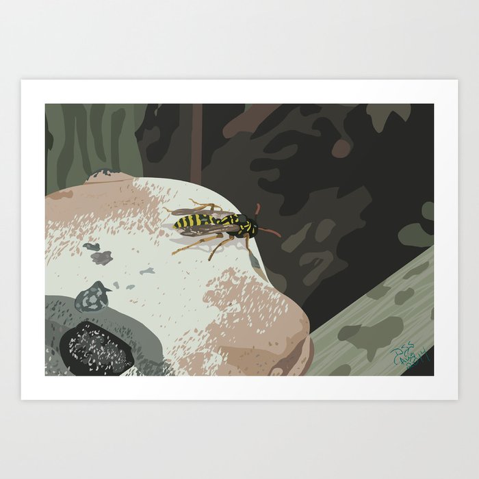 Wasp Art Print