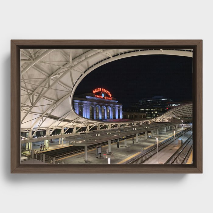 Denver Union Station Framed Canvas