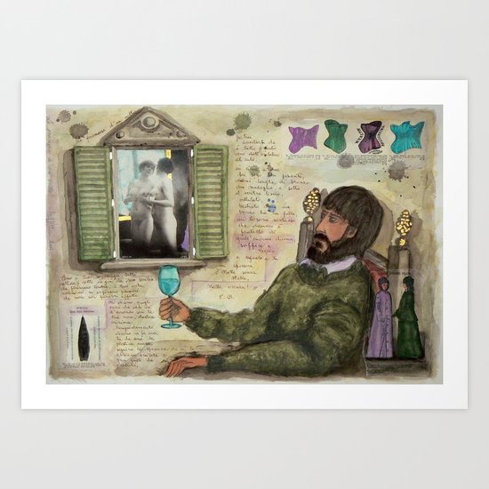 LE PROMESSE DI UN VOLTO Art Print