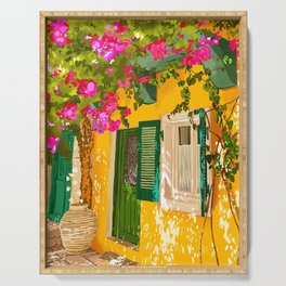 Living in the Sunshine. Always. | Summer Exotic Travel Architecture | Italy Sicily Boho Buildings Serving Tray