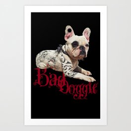 Bad Doggie Art Print