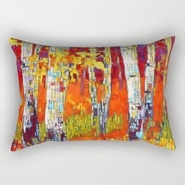 A Mondrian Fall Rectangular Pillow