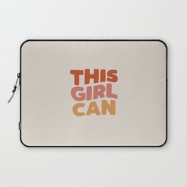 This Girl Can Laptop Sleeve