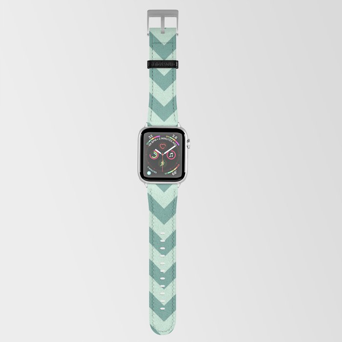 Teal and Mint Chevrons Apple Watch Band