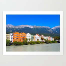Nature city Innsbruck-Austria  Art Print