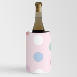 Pastel Polka Dots Wine Chiller