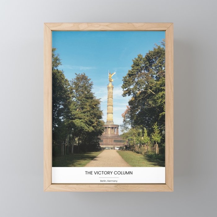 Berlin Victory Column Framed Mini Art Print