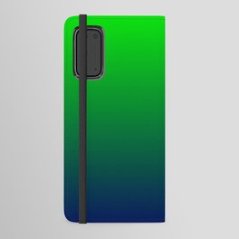 Modern Deep Green Blue Gradient Color Abstract Android Wallet Case