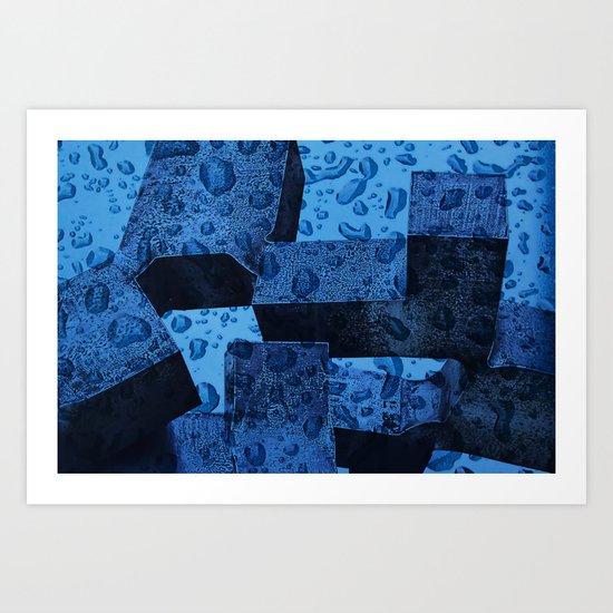 blue steel Art Print