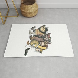 Rumpus, Wild Things Are Rug | Kids, Children, Rumpus, Child, Drawing, Literature, Adorable, Wildthings, Funny, Where 
